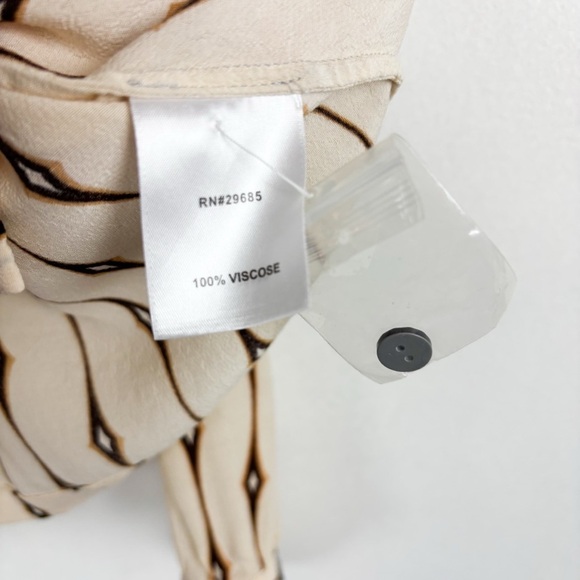 NWT Pendleton Belted Long Sleeve Viscose Blouse Sz 18 - Picture 9 of 10